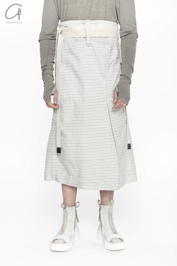 BORIS BIDJAN SABERI Apron WORKER1 F1603D Light Grey